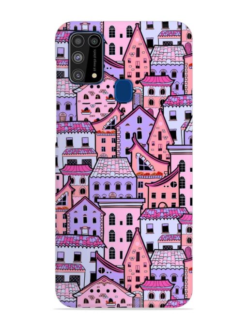 Seamless Pattern Houses Snap Case for Samsung Galaxy M31 Zapvi