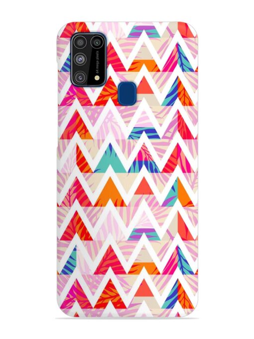 Abstract Triangle Background Snap Case for Samsung Galaxy M31 Zapvi