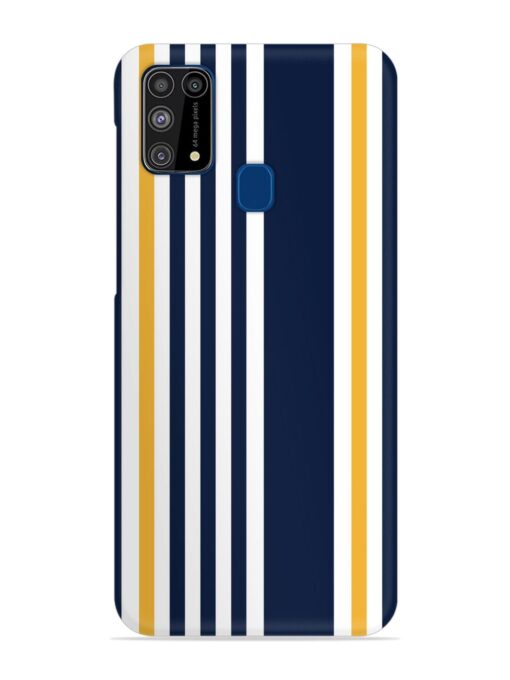 Seamless Stripe Pattern Snap Case for Samsung Galaxy M31