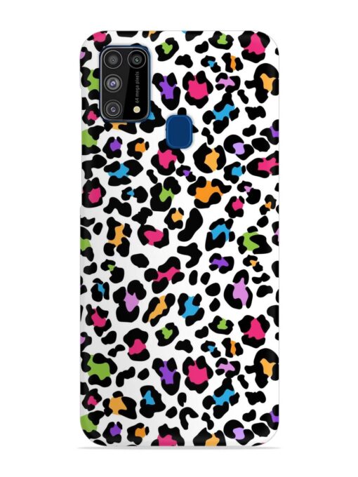 Seamless Leopard Pattern Snap Case for Samsung Galaxy M31