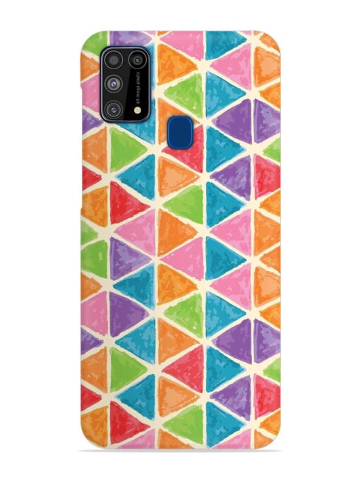 Seamless Colorful Isometric Snap Case for Samsung Galaxy M31