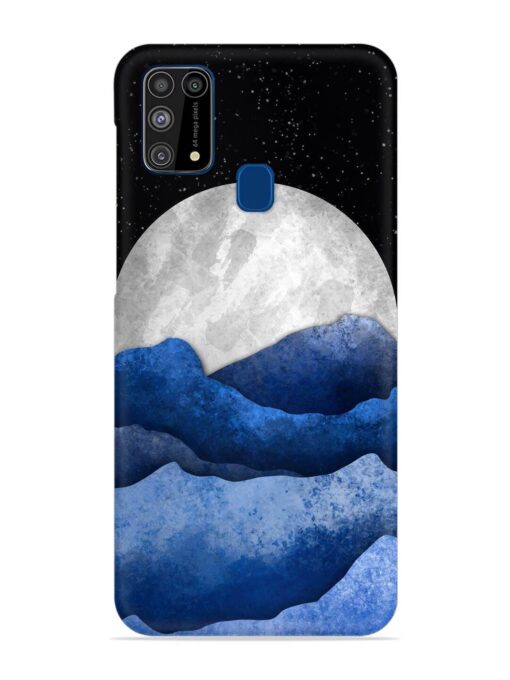 Full Moon Mountain Vector Snap Case for Samsung Galaxy M31 Zapvi