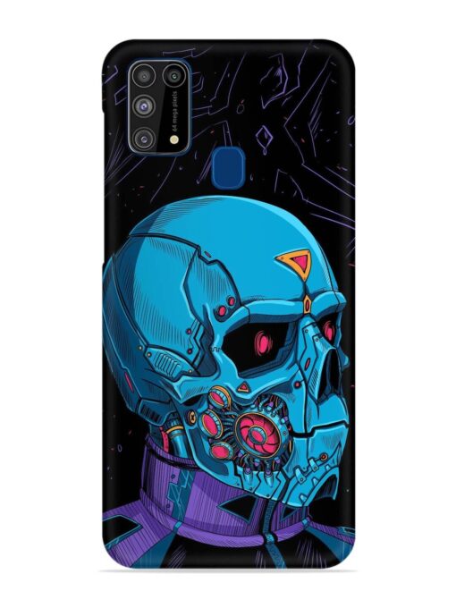 Skull Robo Vector Snap Case for Samsung Galaxy M31 Zapvi