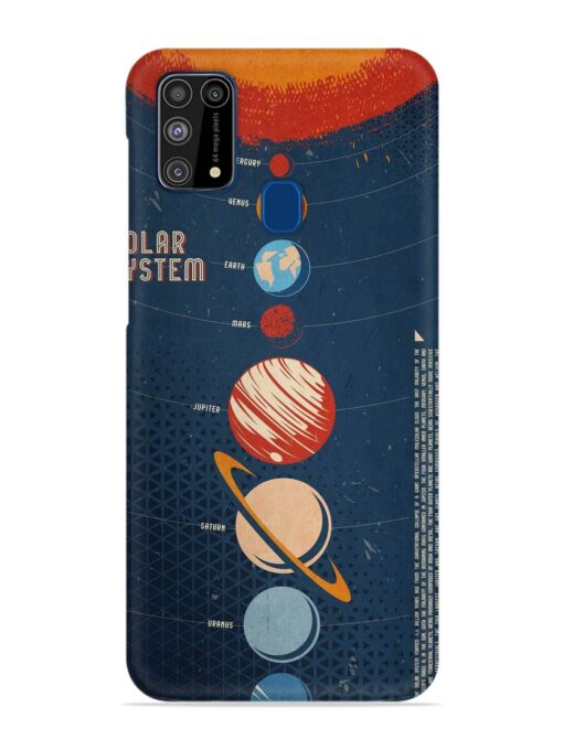 Solar System Vector Snap Case for Samsung Galaxy M31