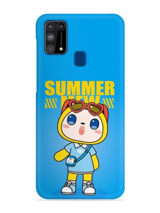 Summer Mew Cartoon Snap Case for Samsung Galaxy M31