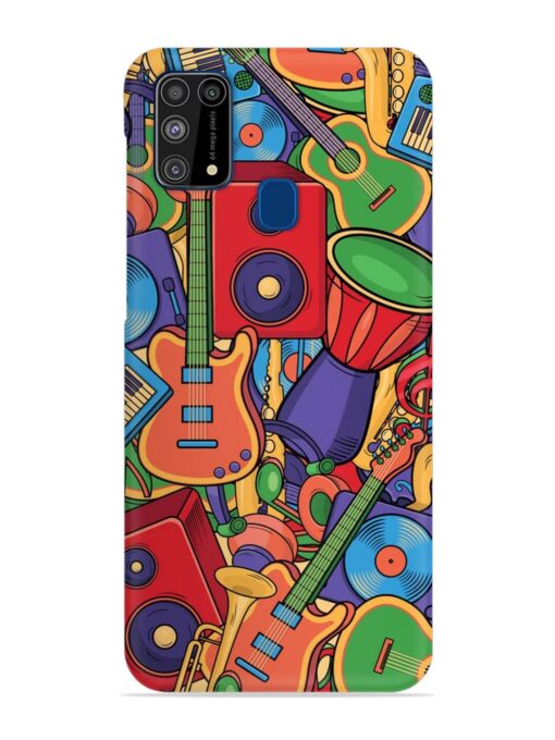 Colorful Music Art Snap Case for Samsung Galaxy M31 Zapvi