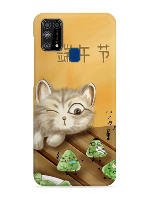 Cat Scorpion Dancing Snap Case for Samsung Galaxy M31