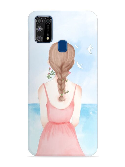 Watercolor Girl Vector Snap Case for Samsung Galaxy M31 Prime