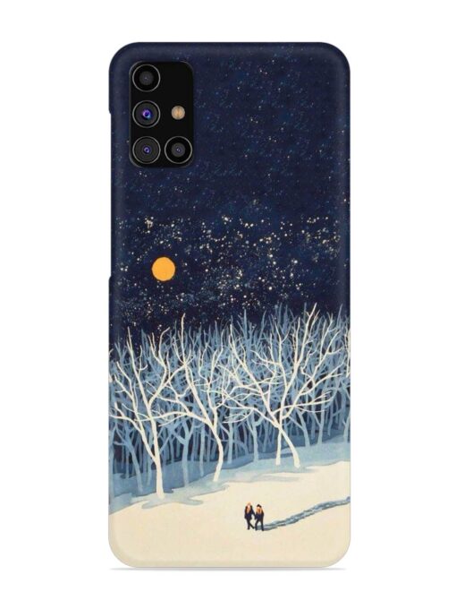 Full Moon Snowshoe Tour Snap Case for Samsung Galaxy M31S