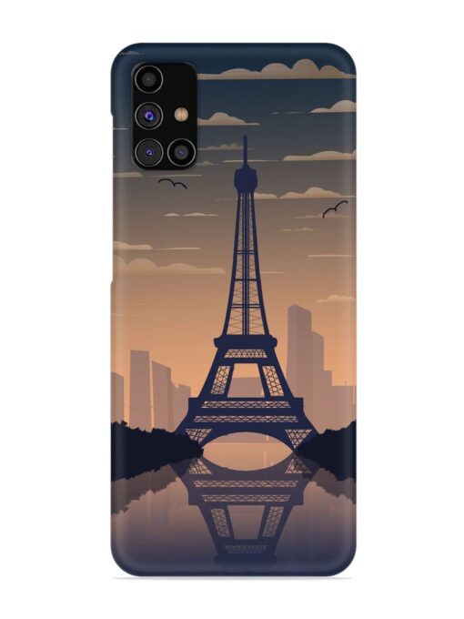 France Paris Eiffel Tower Gradient Snap Case for Samsung Galaxy M31S Zapvi