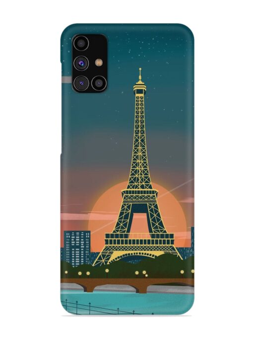 Scenery Architecture France Paris Snap Case for Samsung Galaxy M31S Zapvi