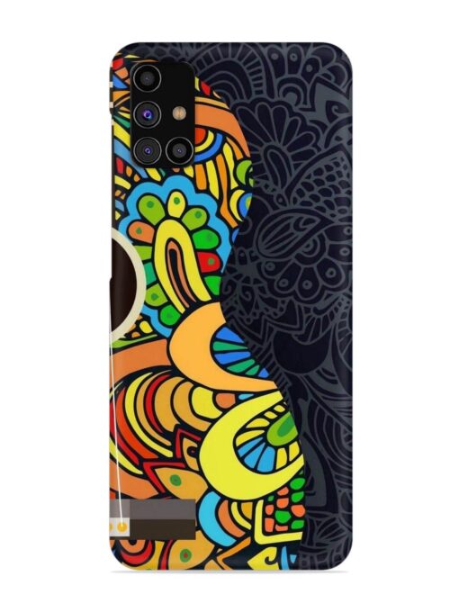 Guitar Vector Art Snap Case for Samsung Galaxy M31S Zapvi