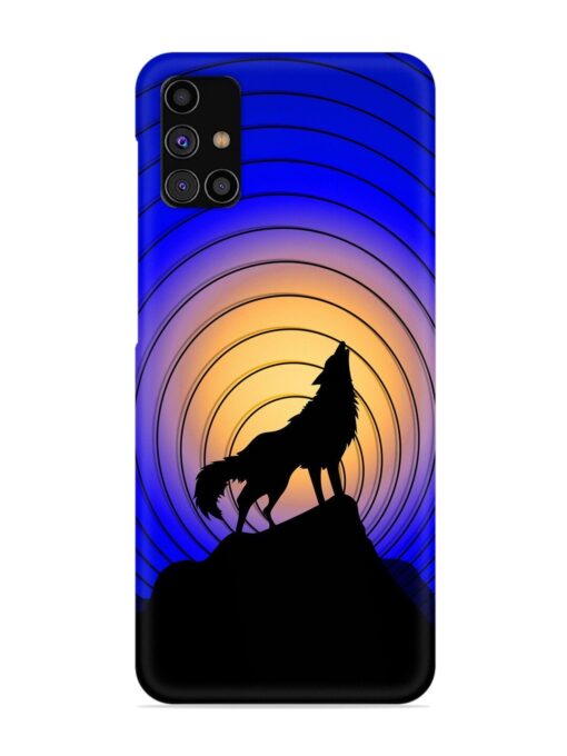 Fox Roaring Design Snap Case for Samsung Galaxy M31S Zapvi