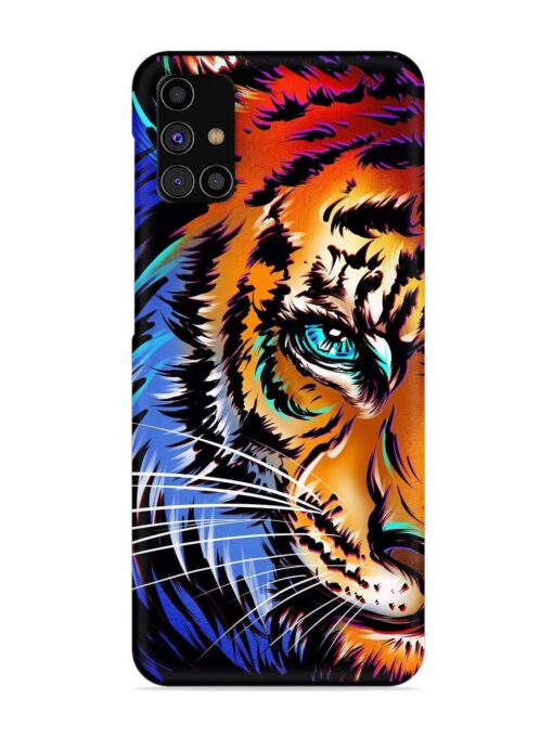 Colorful Lion Art Snap Case for Samsung Galaxy M31S