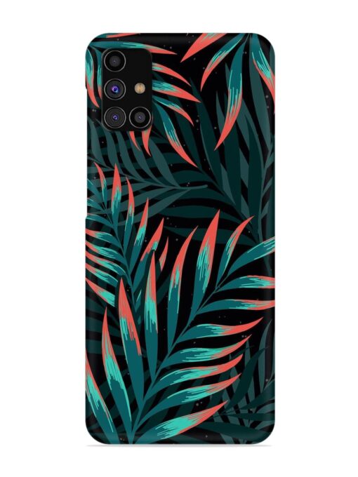 Green Leaf Art Snap Case for Samsung Galaxy M31S Zapvi