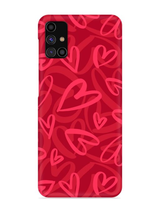 Seamless Romantic Pattern Snap Case for Samsung Galaxy M31S Zapvi