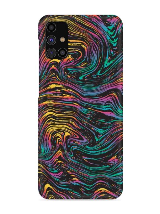 Abstract Liquid Colors Snap Case for Samsung Galaxy M31S