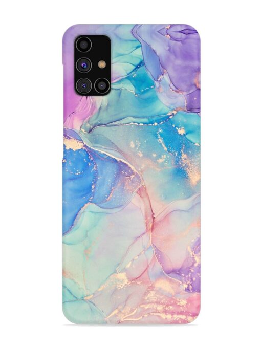 Alcohol Ink Colors Snap Case for Samsung Galaxy M31S Zapvi