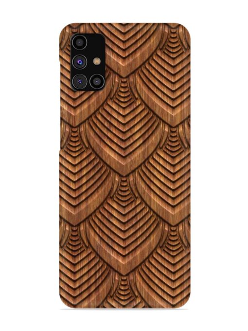 Carved Pattern On Snap Case for Samsung Galaxy M31S Zapvi