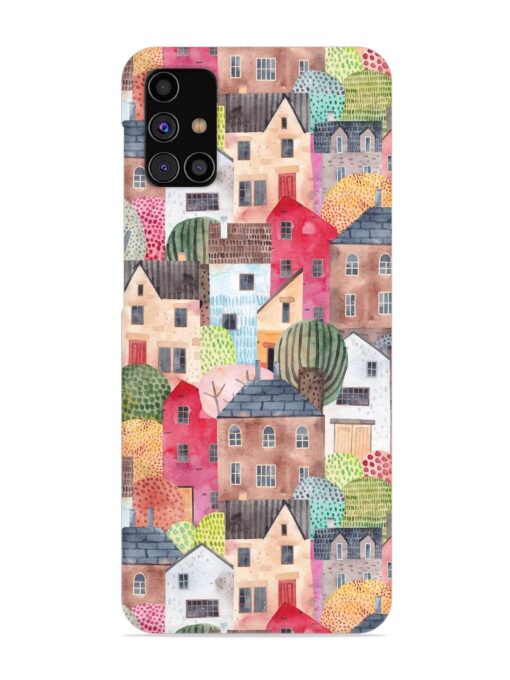 Abstract Seamless Pattern Snap Case for Samsung Galaxy M31S Zapvi