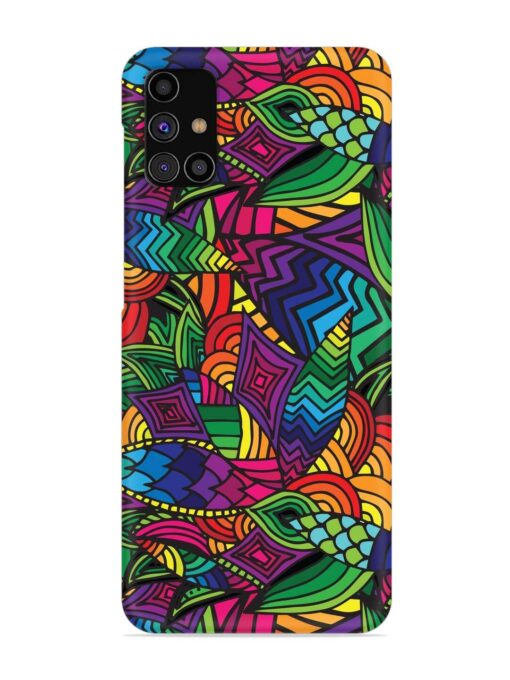 Abstract Multicolor Seamless Snap Case for Samsung Galaxy M31S