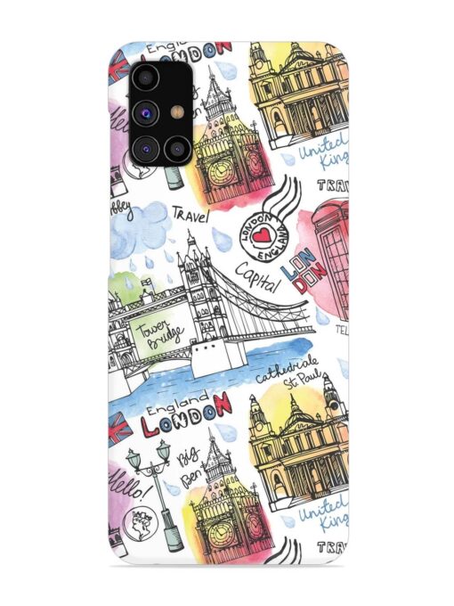 Vector London Landmark Snap Case for Samsung Galaxy M31S