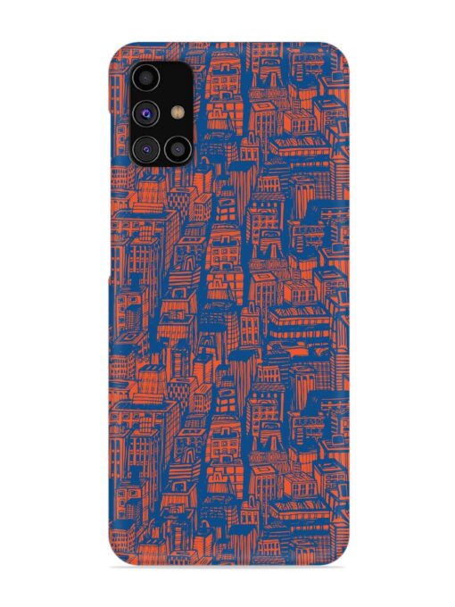 Hand Drawn Seamless Snap Case for Samsung Galaxy M31S