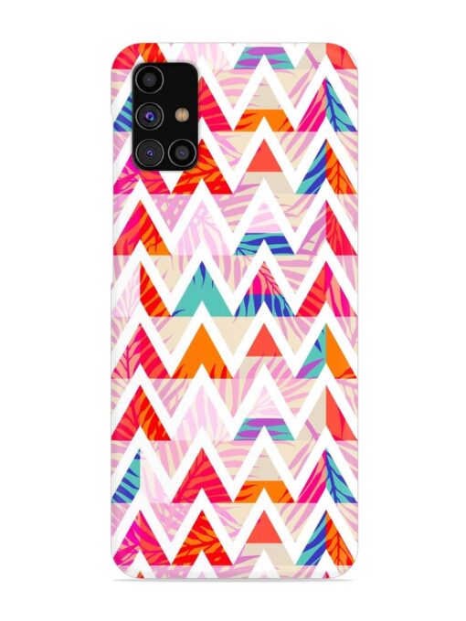 Abstract Triangle Background Snap Case for Samsung Galaxy M31S Zapvi