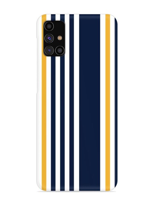 Seamless Stripe Pattern Snap Case for Samsung Galaxy M31S Zapvi