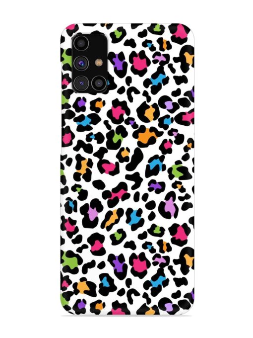 Seamless Leopard Pattern Snap Case for Samsung Galaxy M31S Zapvi