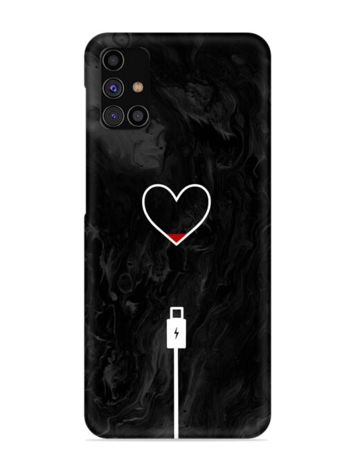 Heart Charging Vector Snap Case for Samsung Galaxy M31S