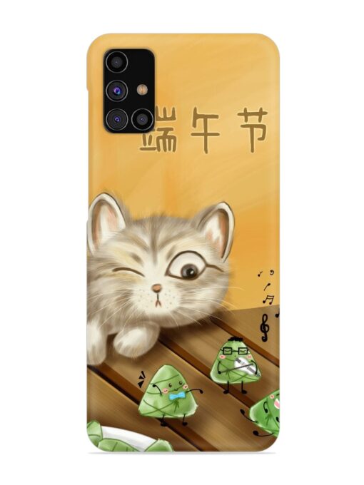 Cat Scorpion Dancing Snap Case for Samsung Galaxy M31S