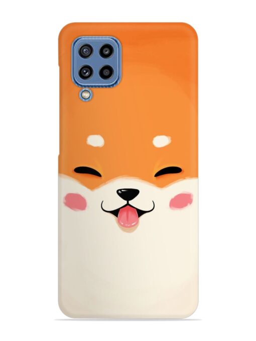 Cute Dog Face Vector Snap Case for Samsung Galaxy M32 (4G) Zapvi