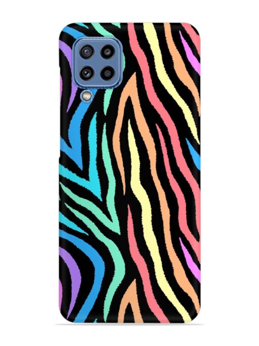 Colorful Abstract Zebra Snap Case for Samsung Galaxy M32 (4G) Zapvi