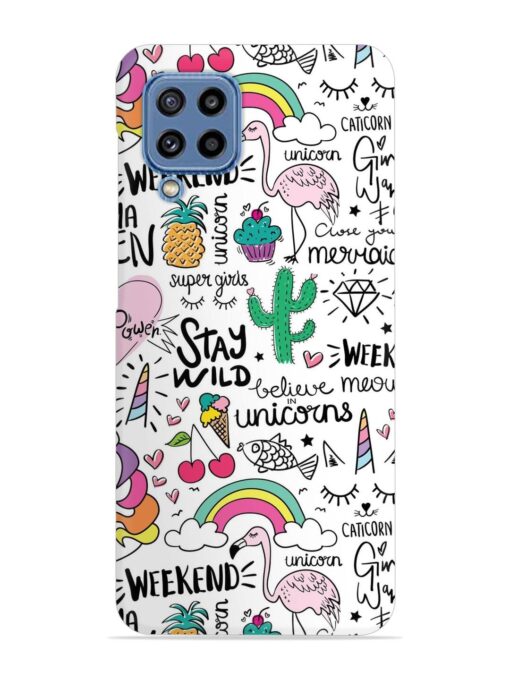 Unicorn Ice Cream Snap Case for Samsung Galaxy M32 (4G)