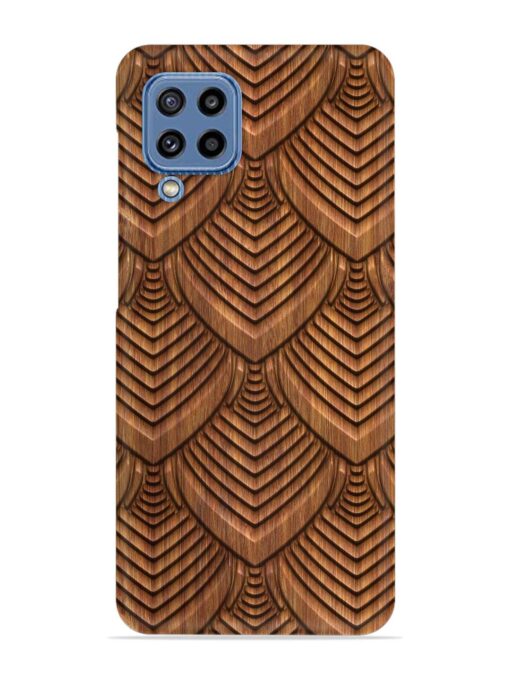 Carved Pattern On Snap Case for Samsung Galaxy M32 (4G)