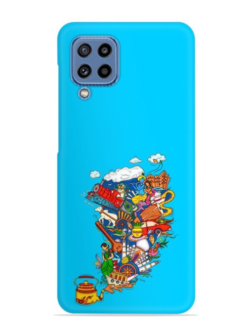 Vector Design Indian Snap Case for Samsung Galaxy M32 (4G)