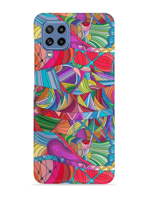 Seamless Patterns Hand Drawn Snap Case for Samsung Galaxy M32 (4G) Zapvi