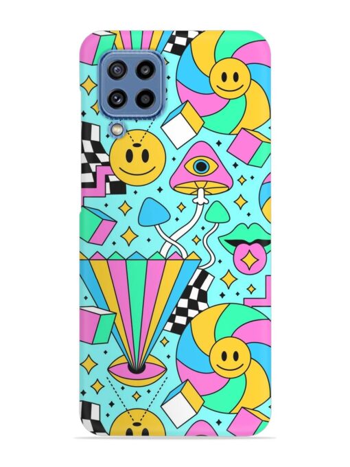 Trippy Rainbow 60S Snap Case for Samsung Galaxy M32 (4G)