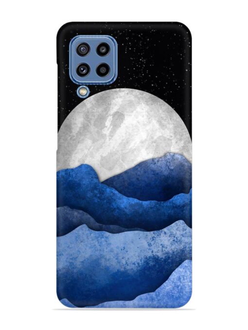 Full Moon Mountain Vector Snap Case for Samsung Galaxy M32 (4G) Zapvi