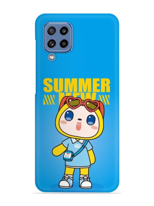 Summer Mew Cartoon Snap Case for Samsung Galaxy M32 (4G)