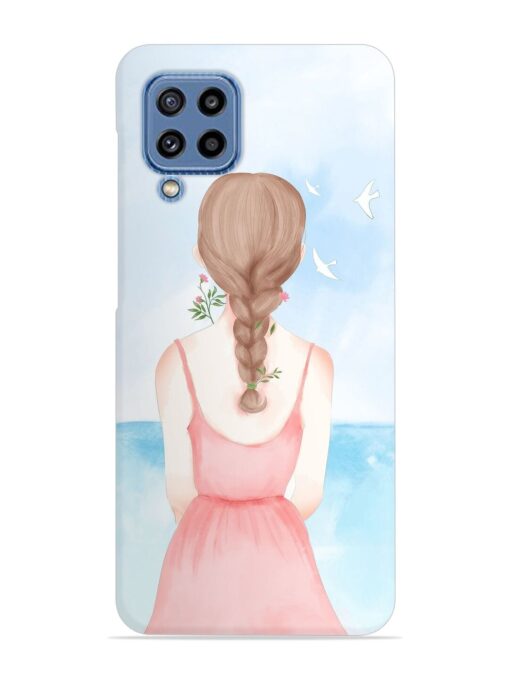 Watercolor Girl Vector Snap Case for Samsung Galaxy M32 (4G) Zapvi