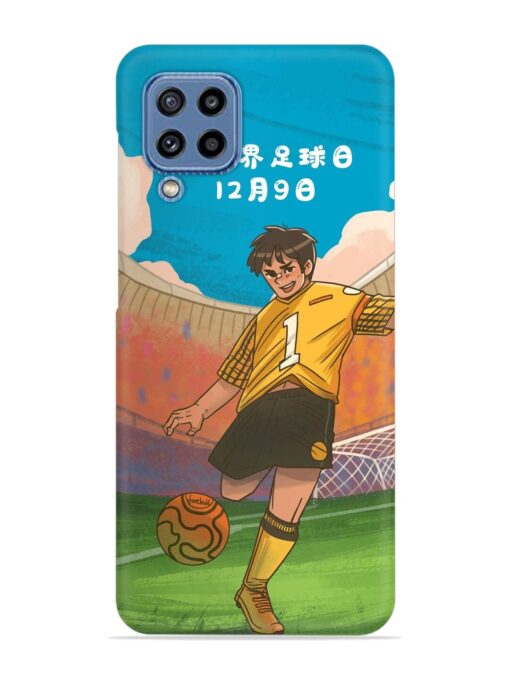 Soccer Kick Snap Case for Samsung Galaxy M32 (4G) Zapvi