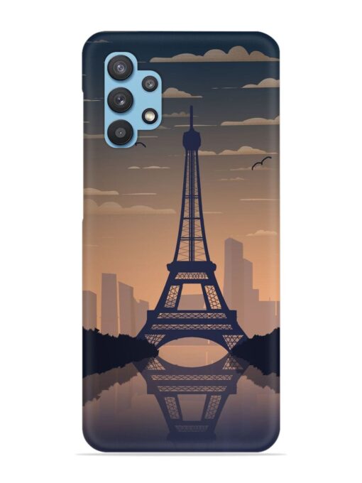 France Paris Eiffel Tower Gradient Snap Case for Samsung Galaxy M32 (5G) Zapvi