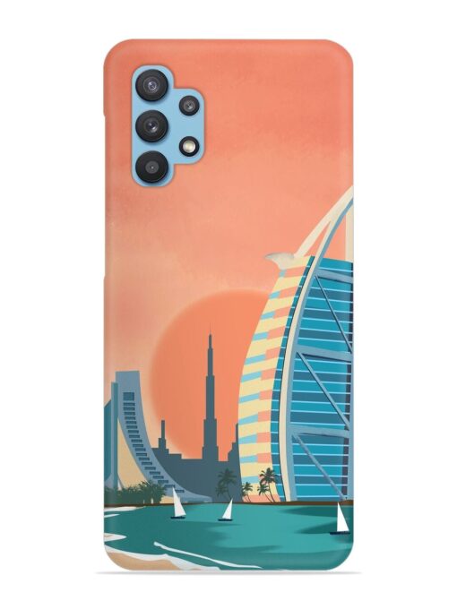 Dubai Architectural Scenery Snap Case for Samsung Galaxy M32 (5G) Zapvi