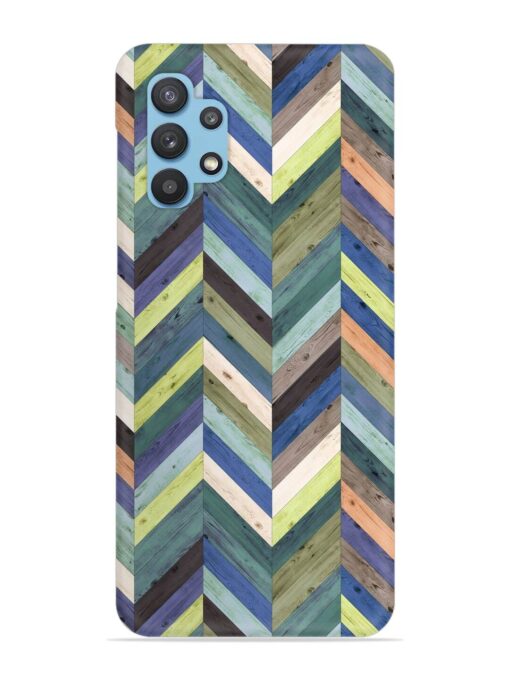 Chevron Random Color Snap Case for Samsung Galaxy M32 (5G) Zapvi