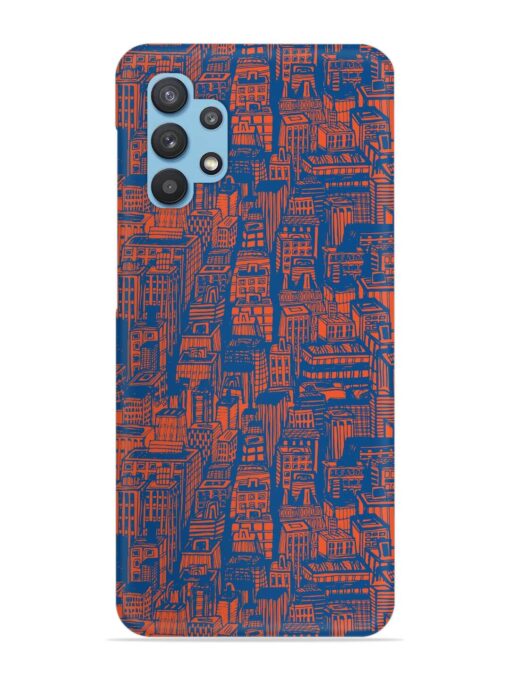 Hand Drawn Seamless Snap Case for Samsung Galaxy M32 (5G)