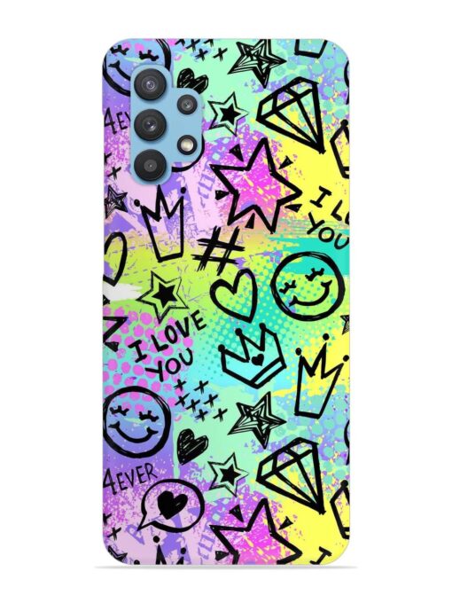 Bright Seamless Pattern Snap Case for Samsung Galaxy M32 (5G)