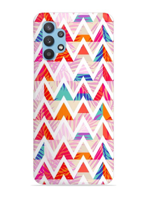 Abstract Triangle Background Snap Case for Samsung Galaxy M32 (5G) Zapvi