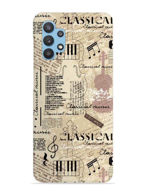 Classical Music Lpattern Snap Case for Samsung Galaxy M32 (5G) Zapvi